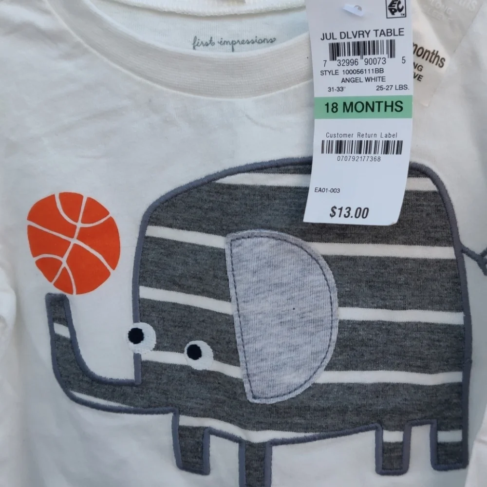 Bundle baby boy size 18M 3 pieces NWT